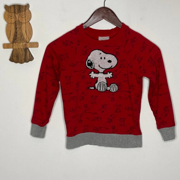 Hanna Andersson Other - Hanna Andersson Snoopy red and gray sweatshirt